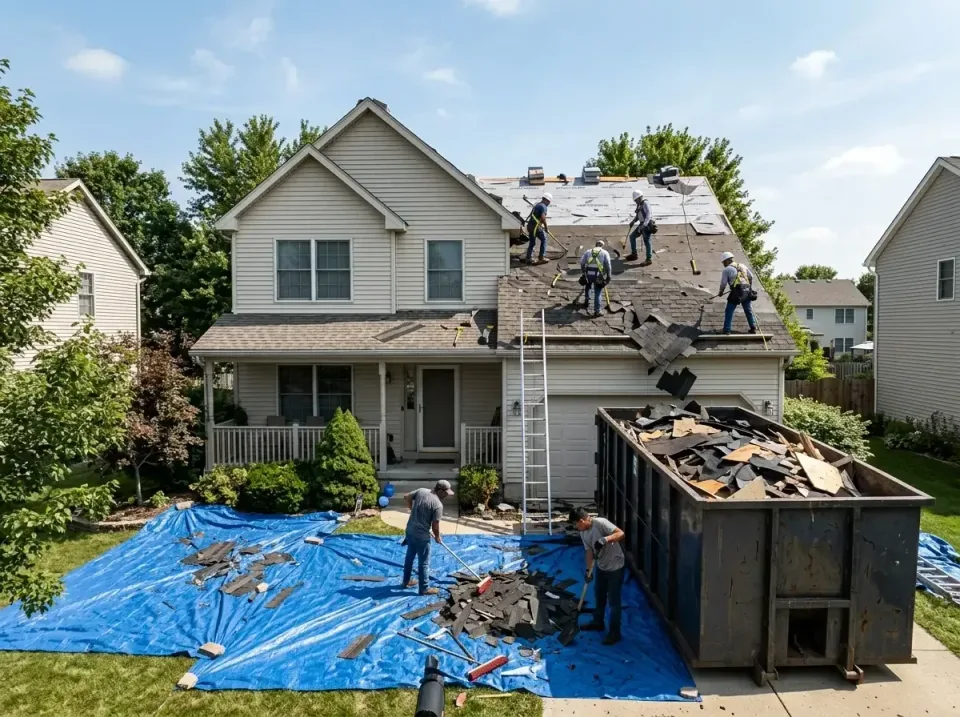 roof-replacement-debris-remova-004 — frequently asked questions, Cheapest Dumpster Rentals in Holmes Beach, FL